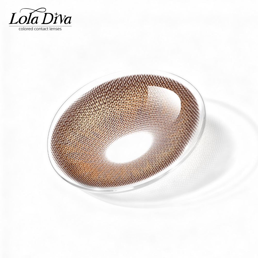 2pcs LolaDiva Sunlit Brown | 1-Year Contact Lenses