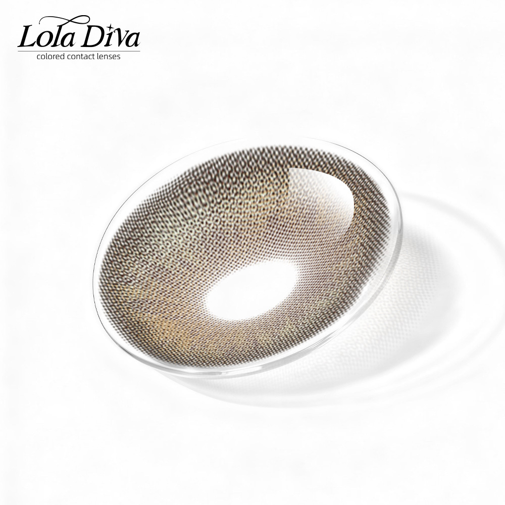 2pcs LolaDiva Misty Field Hazel | 1-Year Contact Lenses