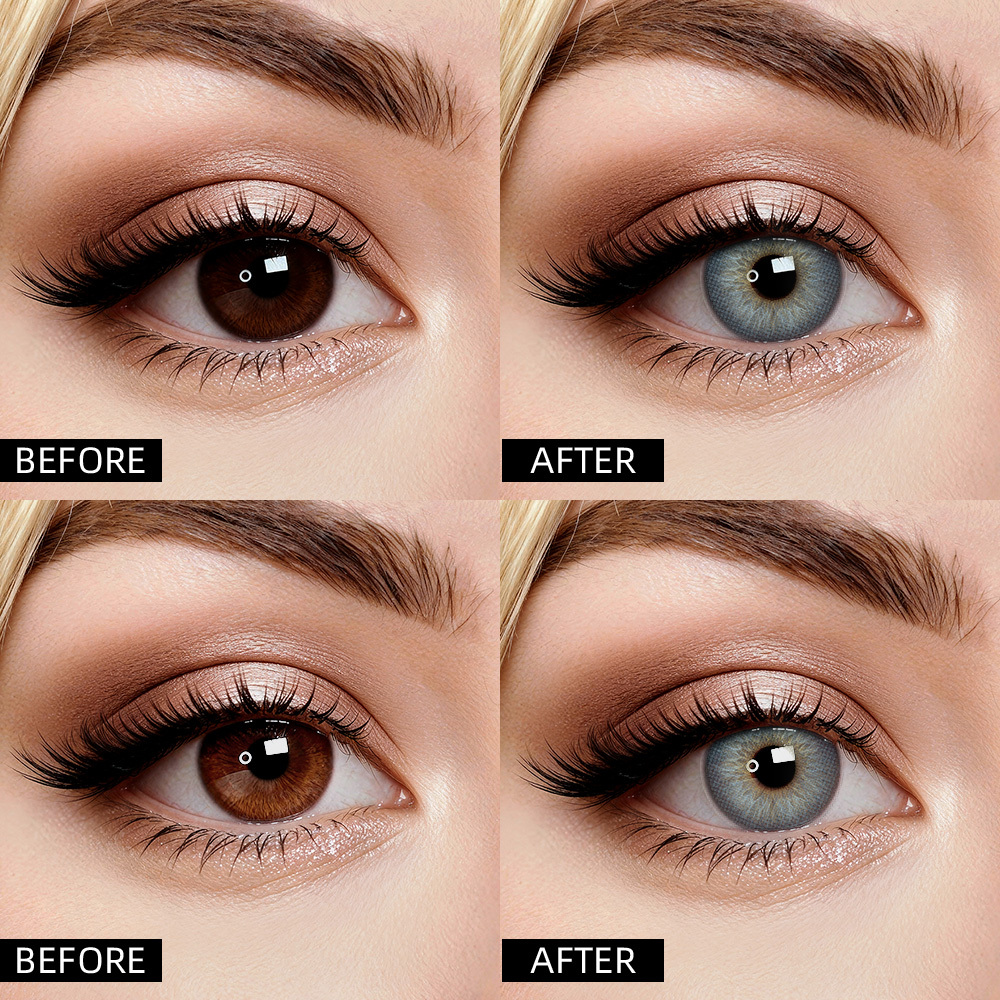 2pcs LolaDiva Moon Rose Blue | 1-Year Contact Lenses
