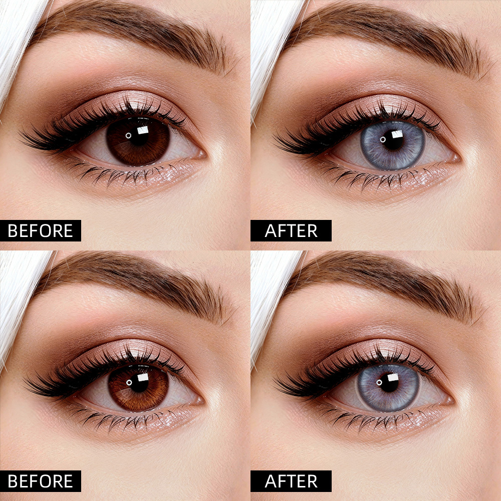 2pcs LolaDiva Lunar Haze Blue | 1-Year Contact Lenses