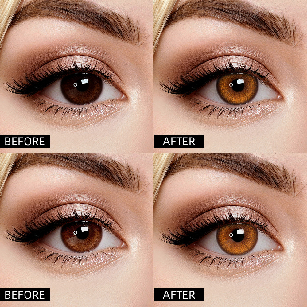 2pcs LolaDiva Afterglow Brown | 1-Year Contact Lenses
