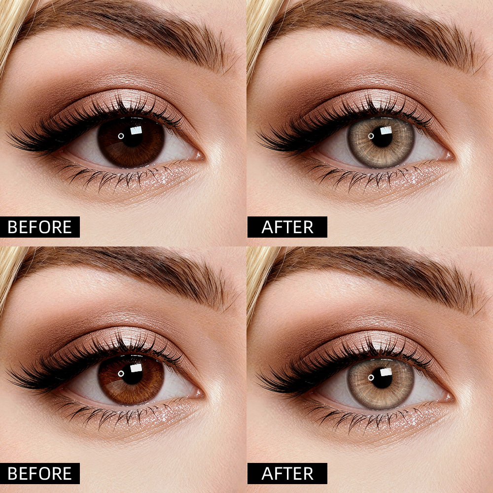 2pcs LolaDiva Dusk Haze Brown | 1-Year Contact Lenses