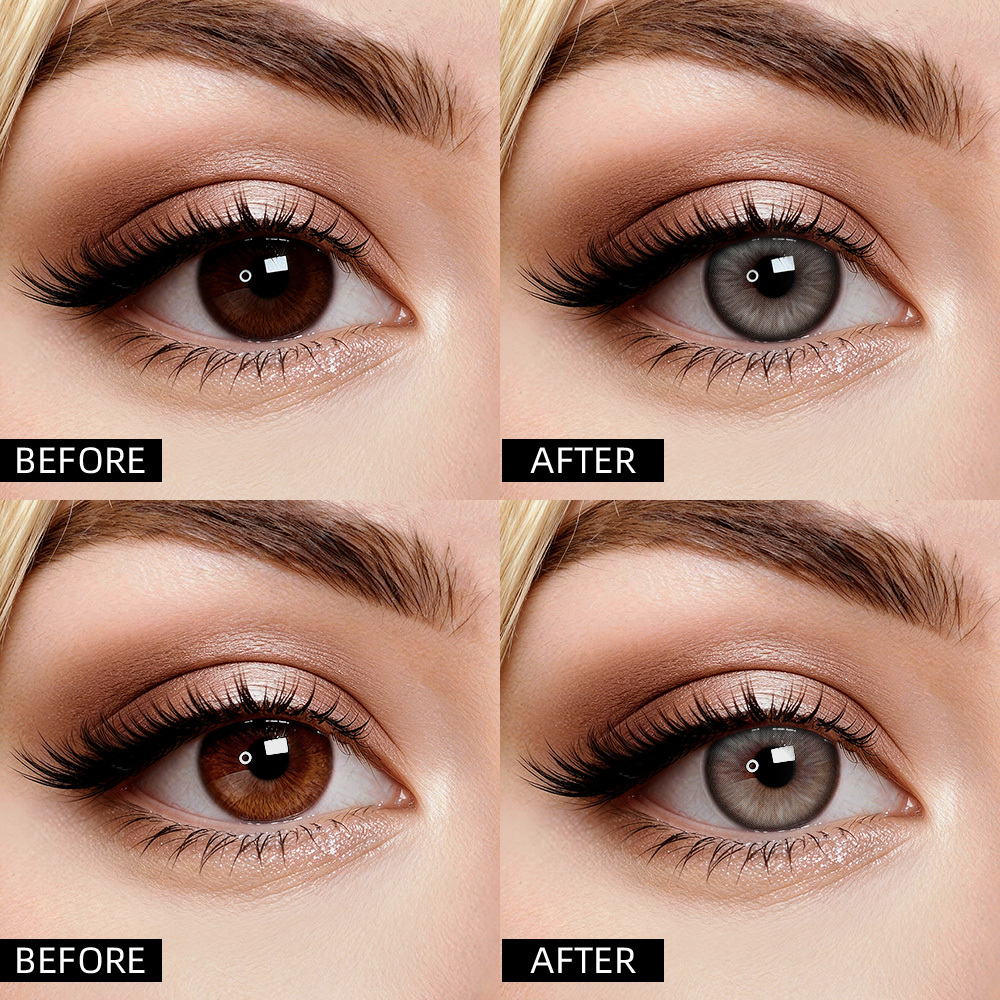 2pcs LolaDiva Mist Grey | 1-Year Contact Lenses