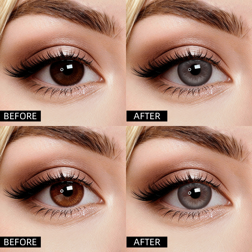 2pcs LolaDiva Dusk Grey | 1-Year Contact Lenses