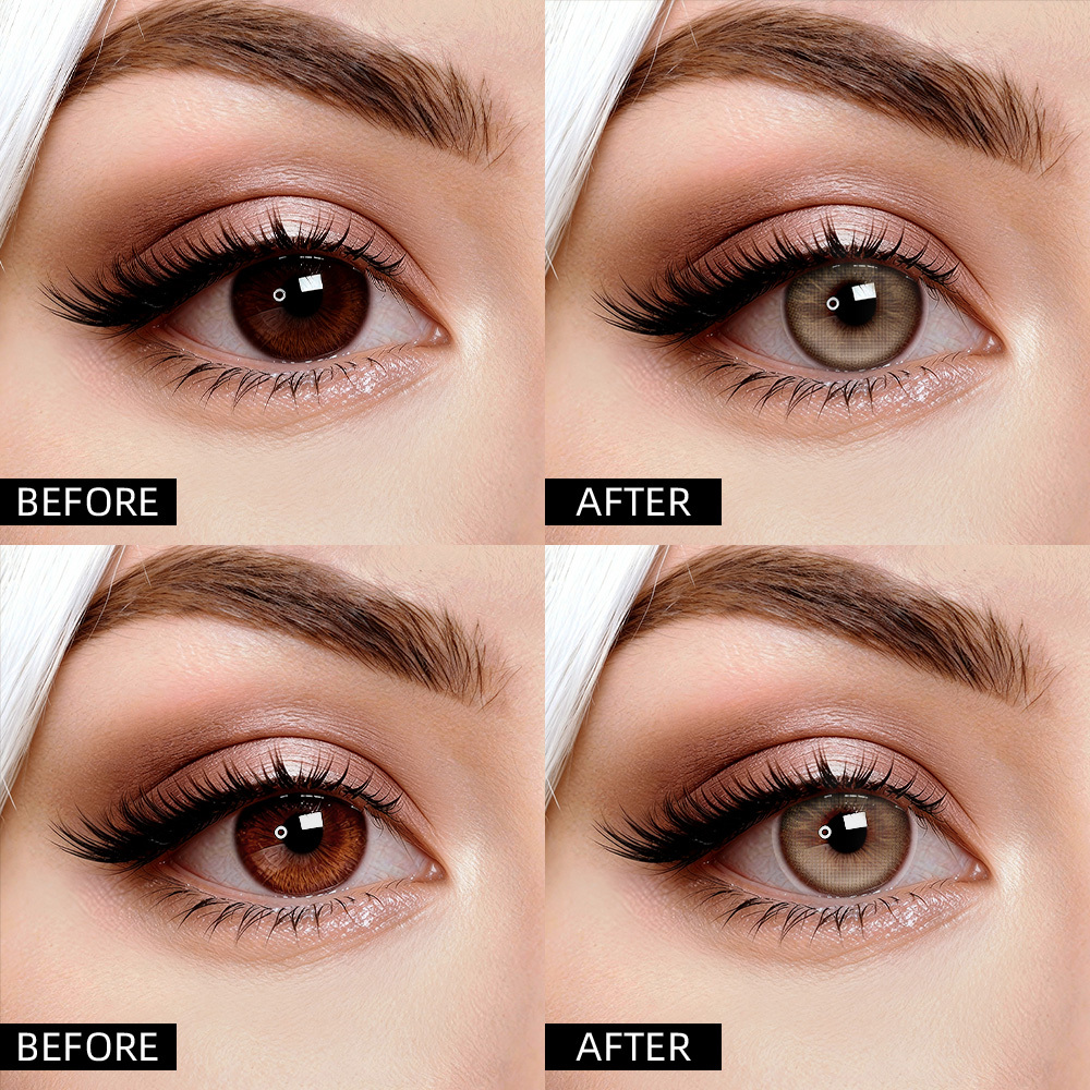 2pcs LolaDiva Mirage Brown | 1-Year Contact Lenses