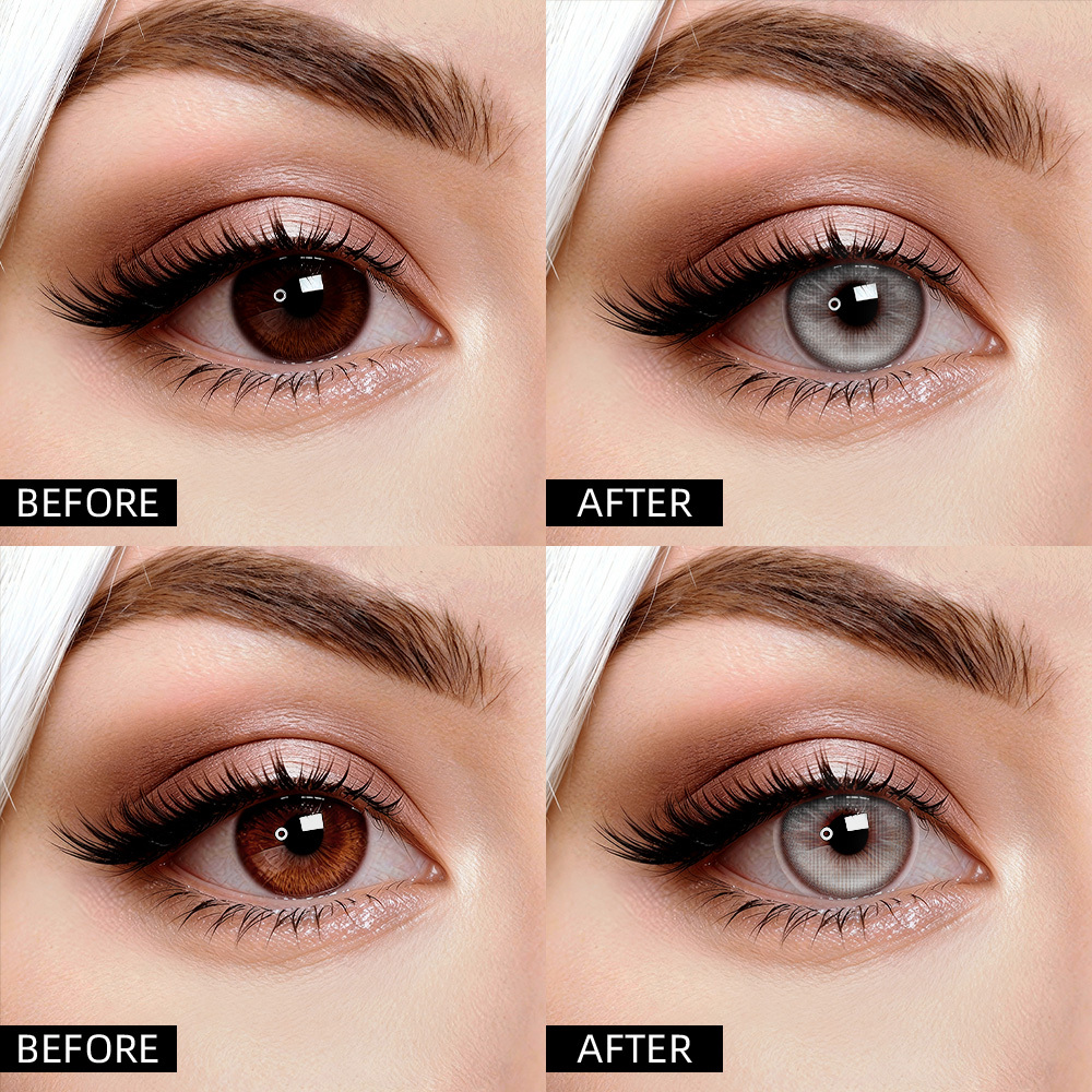 2pcs LolaDiva Mirage Grey | 1-Year Contact Lenses