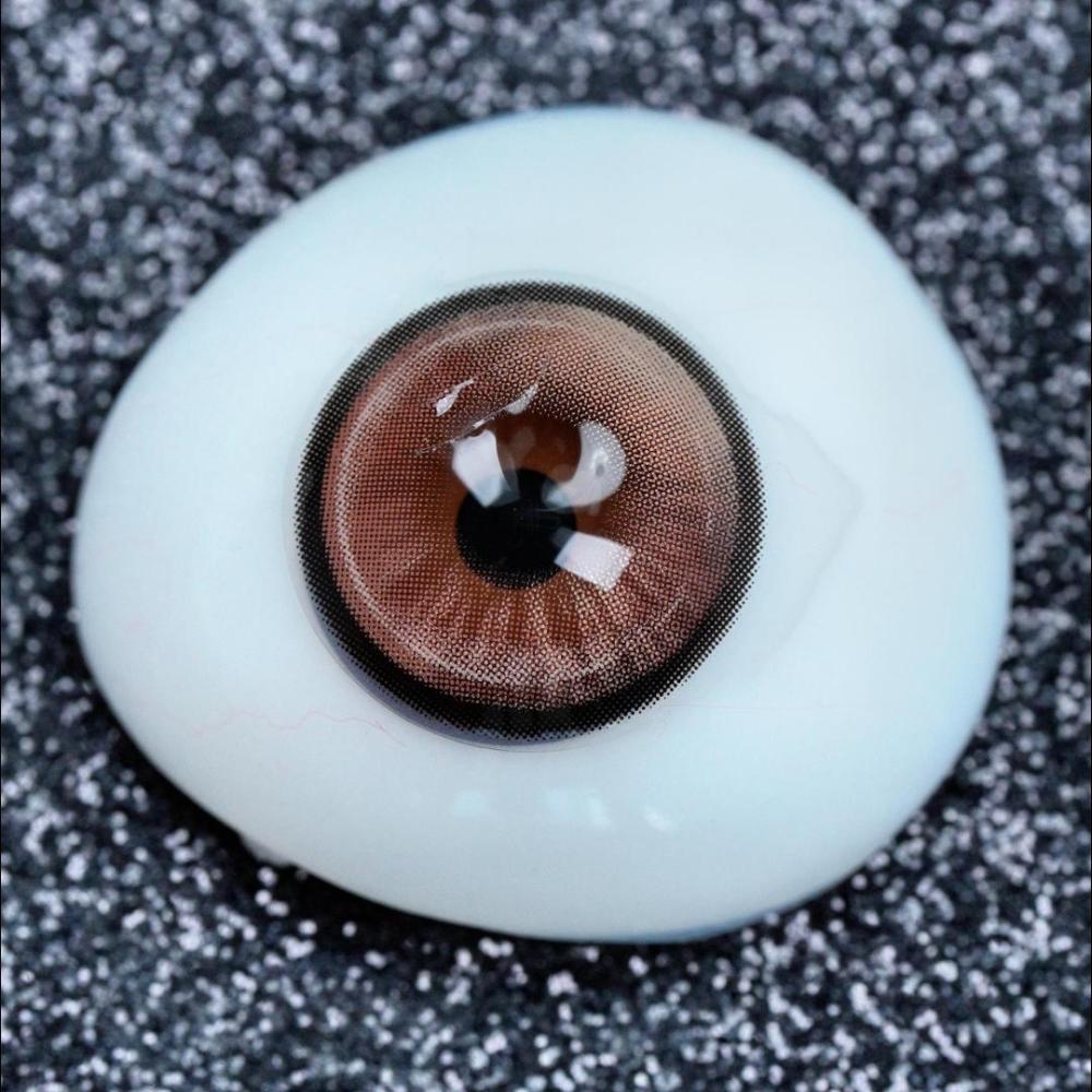 2pcs LolaDiva Agate Flux Coffee | 1-Year Contact Lenses