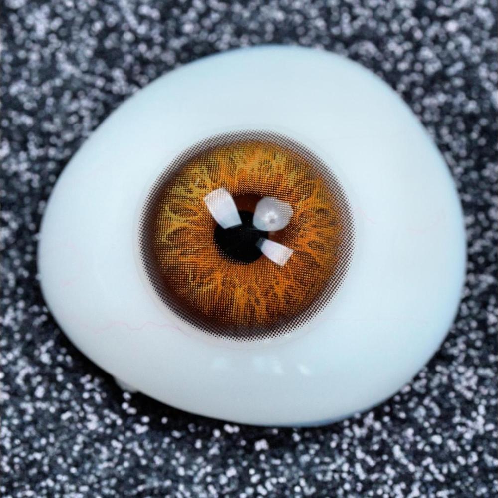 2pcs LolaDiva Golden Ray Brown | 1-Year Contact Lenses