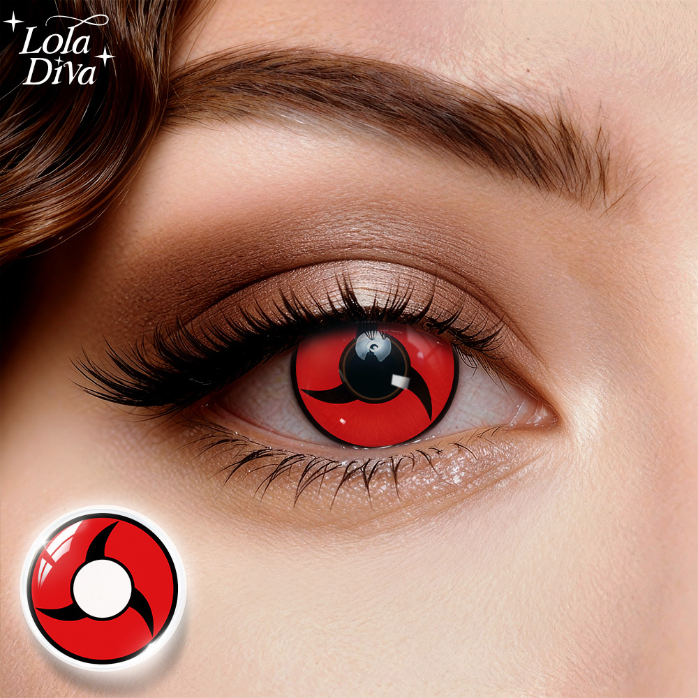 2pcs LolaDiva Hollow Vortex / Ring Swirl| 1-Year Contact Lenses