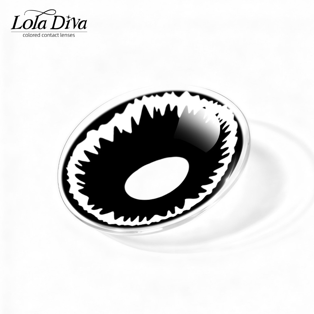 2pcs LolaDiva Alien Void / Serrated Edge | 1-Year Contact Lenses
