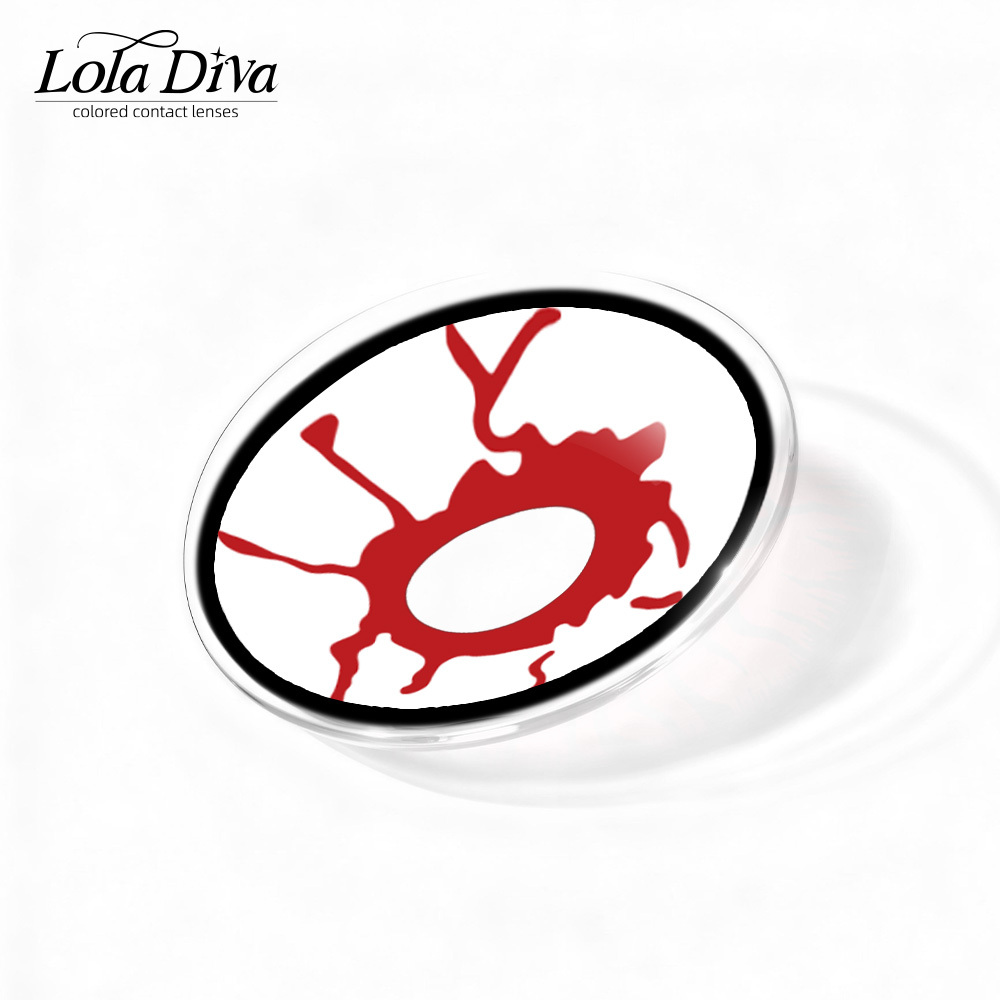 2pcs LolaDiva Rotting Curse / Zombie Blood | 1-Year Contact Lenses