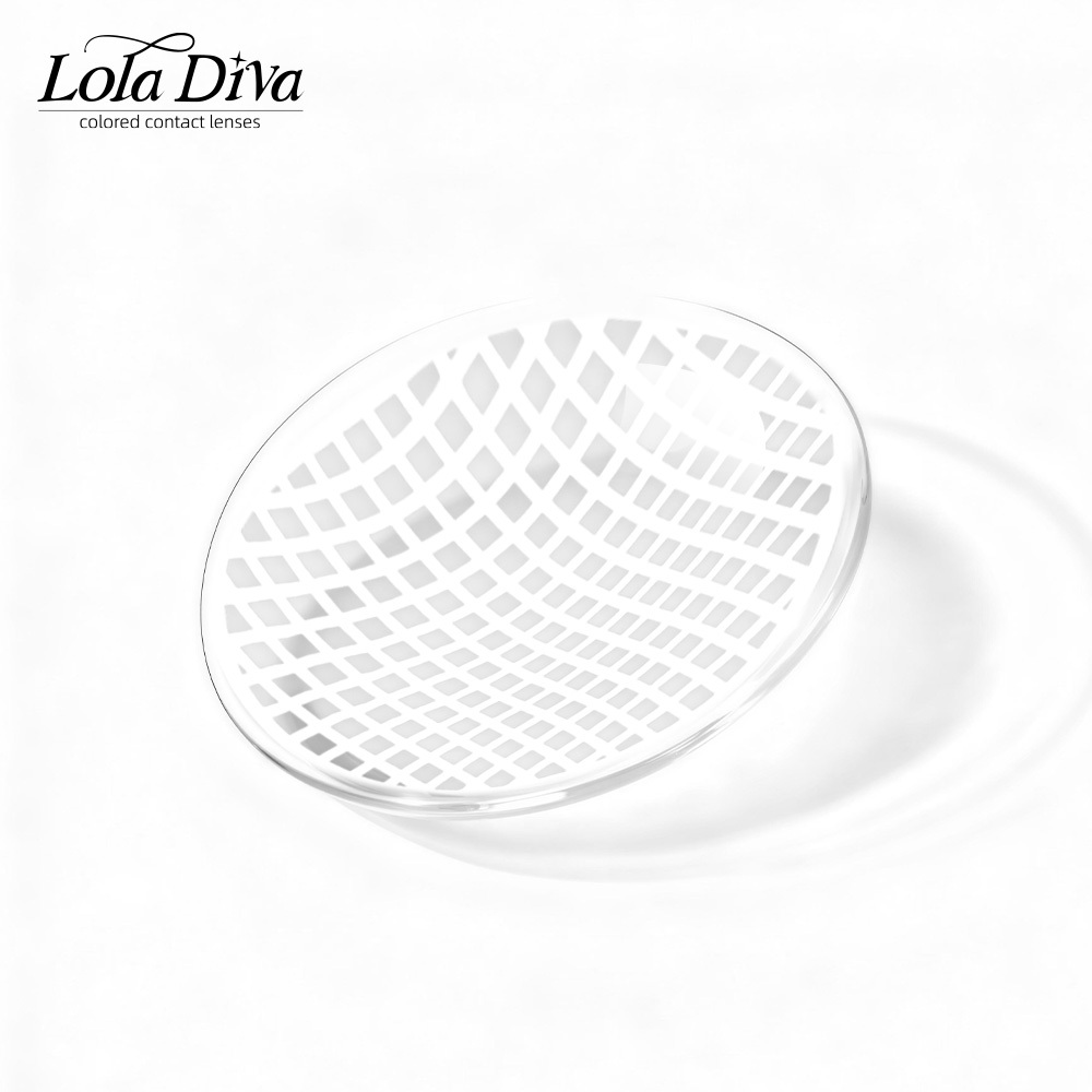 2pcs LolaDiva Void Mesh / Black Lattice​ | 1-Year Contact Lenses