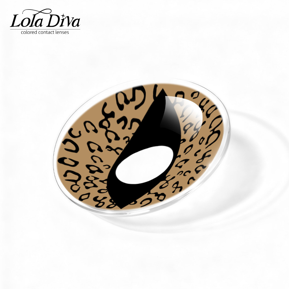 2pcs LolaDiva Beast Mark / Leopard Slit | 1-Year Contact Lenses