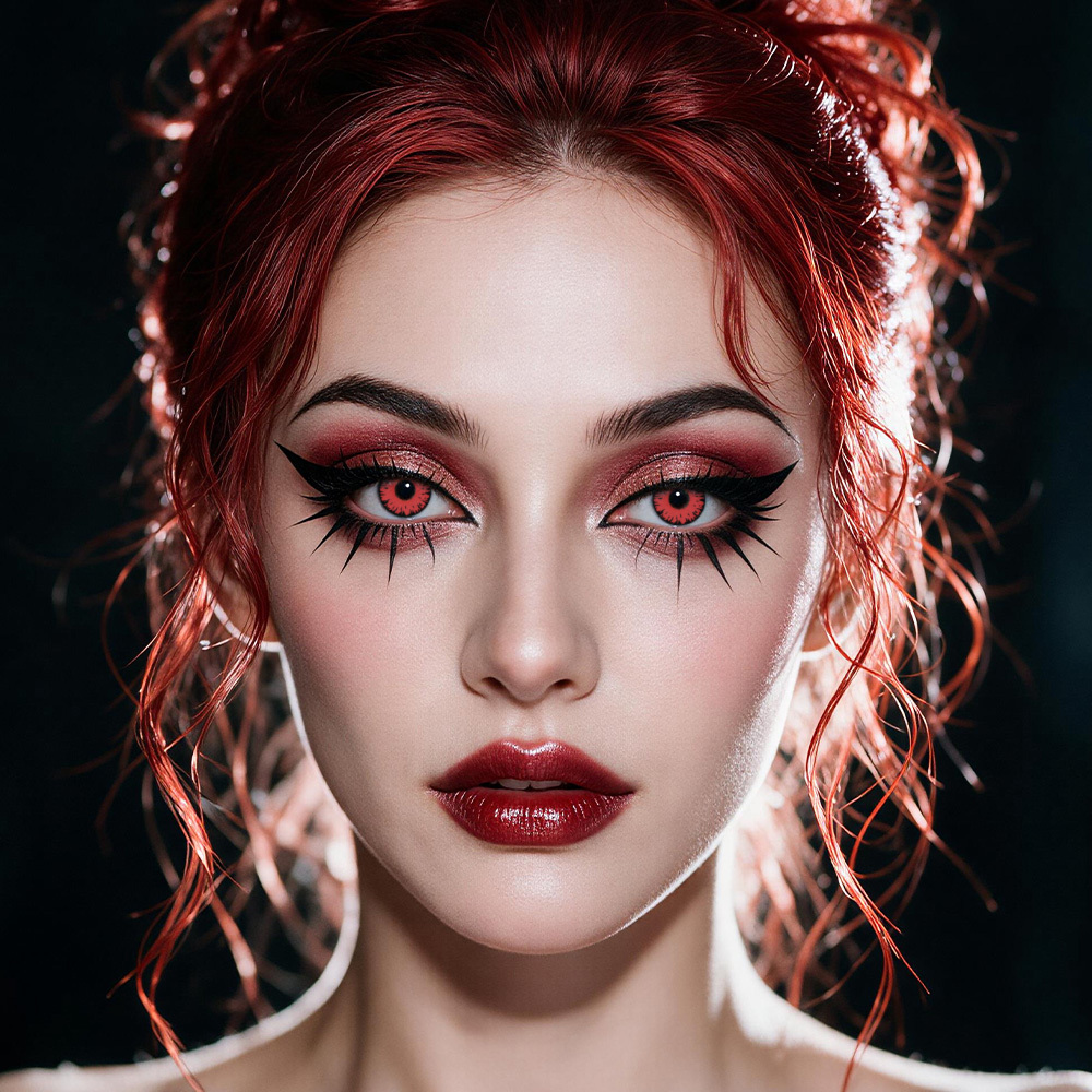 2pcs LolaDiva Inferno Blaze / Hell Fire | 1-Year Contact Lenses