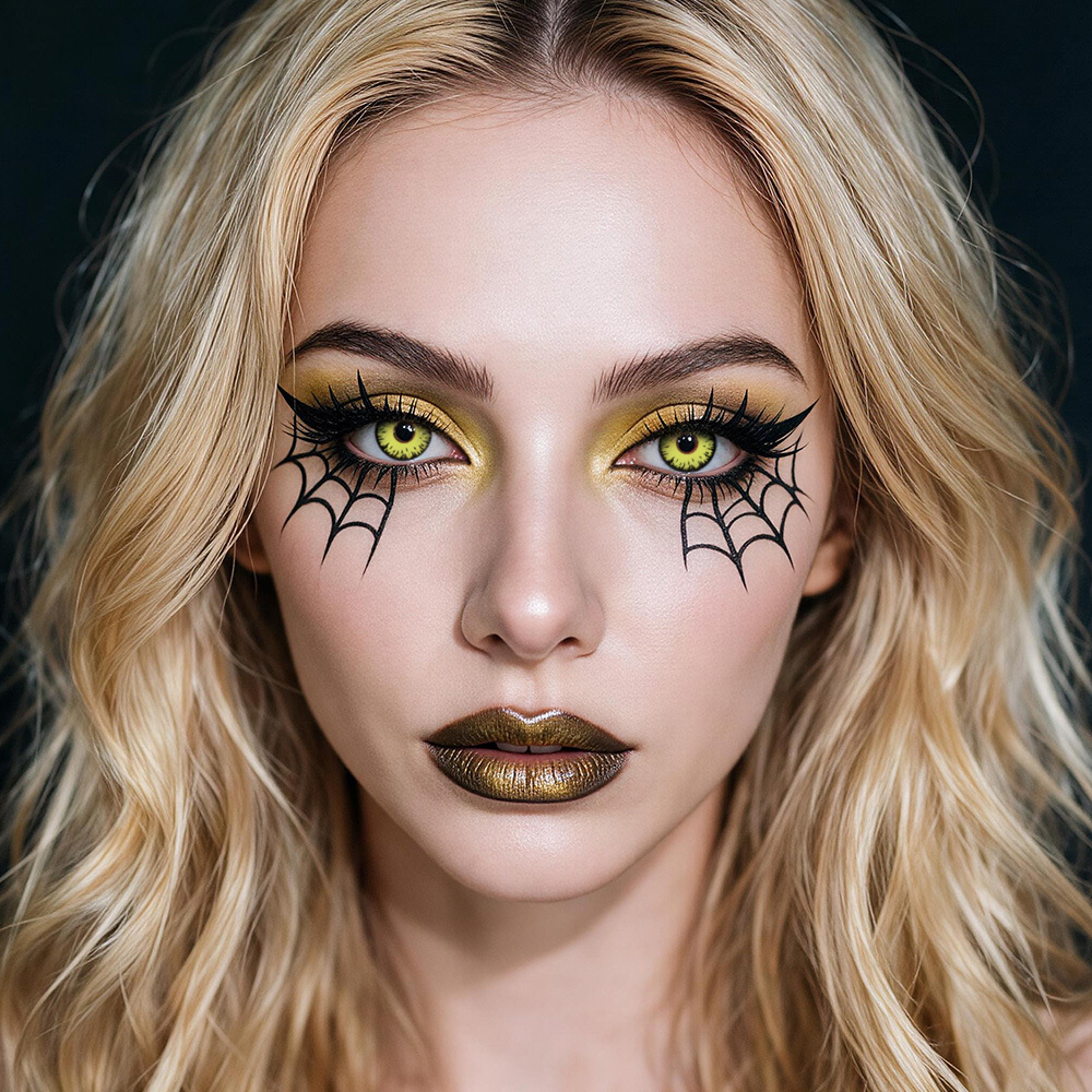 2pcs LolaDiva Toxic Mutant / Alien Flame | 1-Year Contact Lenses