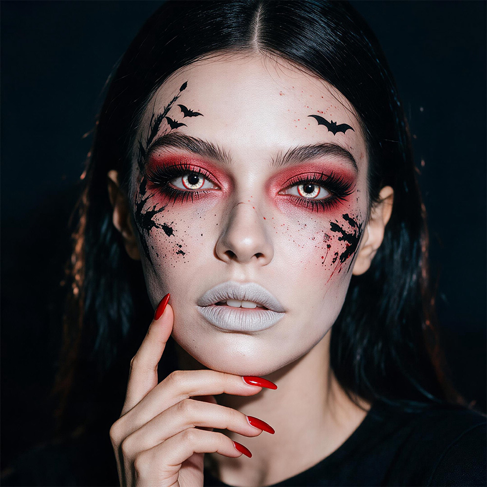 2pcs LolaDiva Raging Plague / Infected Cracks | 1-Year Contact Lenses