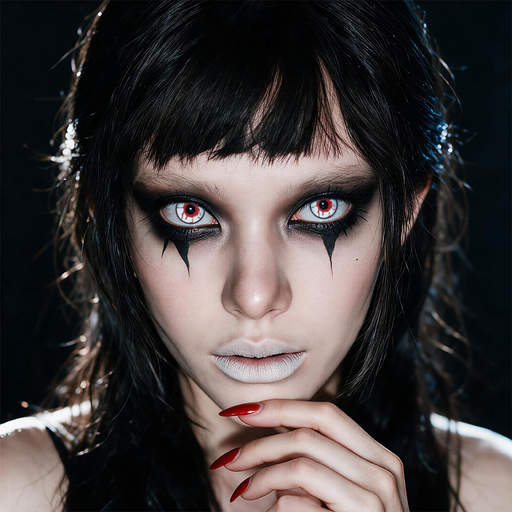 2pcs LolaDiva Rotting Curse / Zombie Blood | 1-Year Contact Lenses