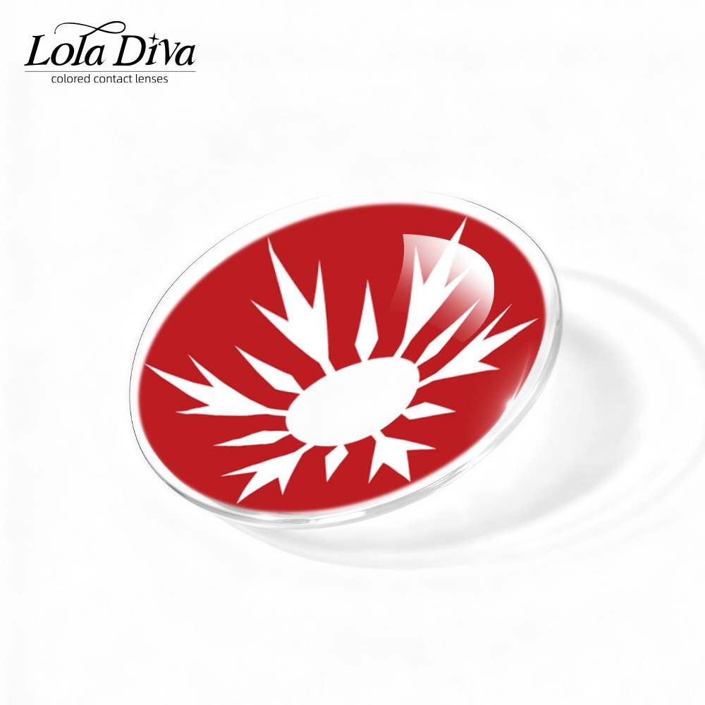 LolaDiva Crimson Burst Red | 1-Year Halloween Contacts