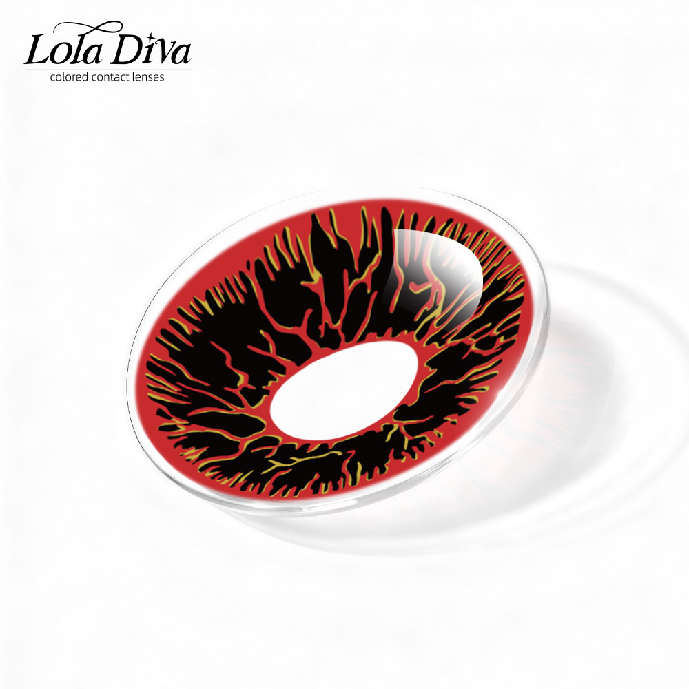 LolaDiva Blood Inferno Red | 1-Year Halloween Contacts