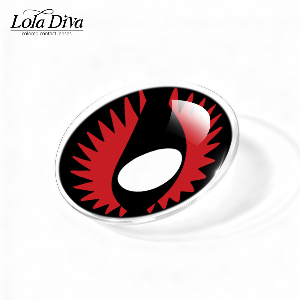 LolaDiva Inferno Dragon Red | 1-Year Halloween Contacts