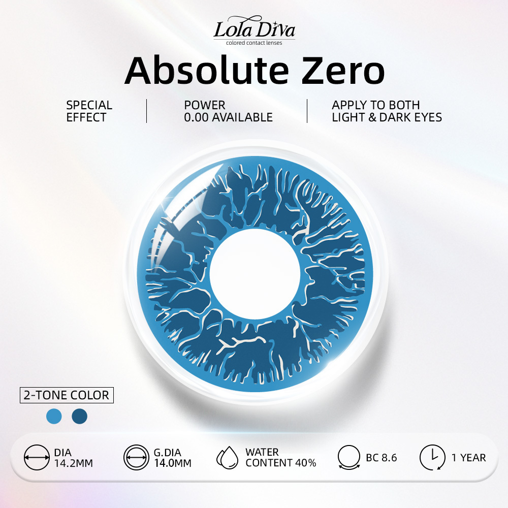 LolaDiva Absolute Zero SFX | 1-Year Halloween Contacts