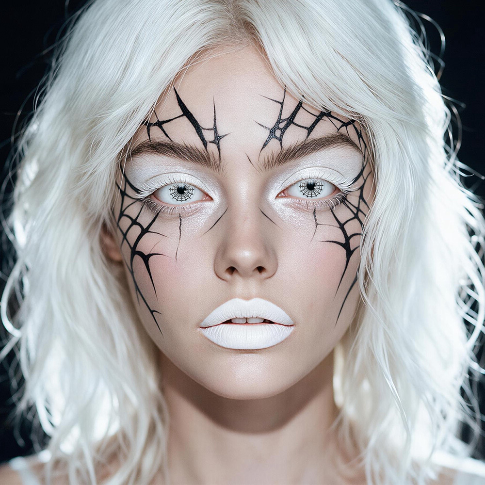 LolaDiva Undead Web Zombie | 1-Year Halloween Contacts