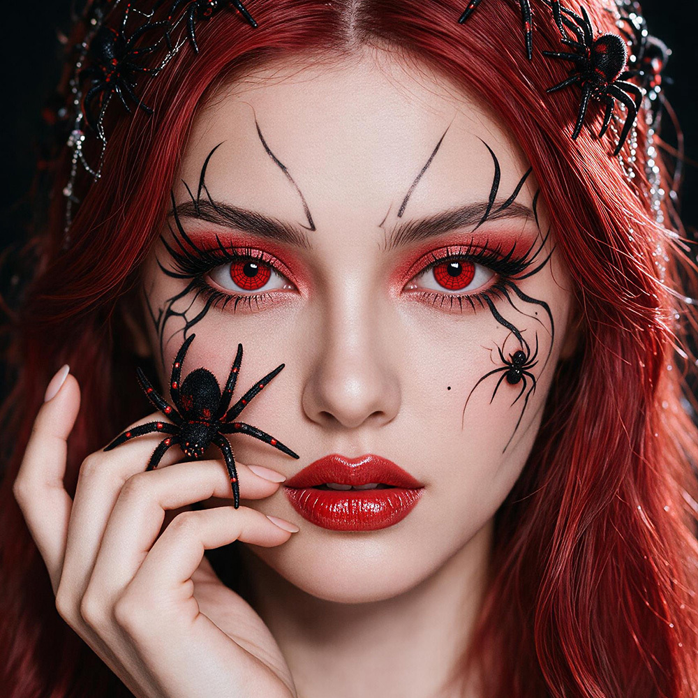 LolaDiva Blood Web Creepy | 1-Year Halloween Contacts