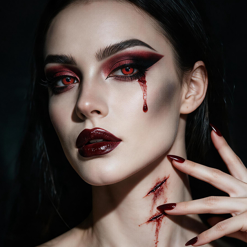 LolaDiva Blood Tear Vampire | 1-Year Halloween Contacts