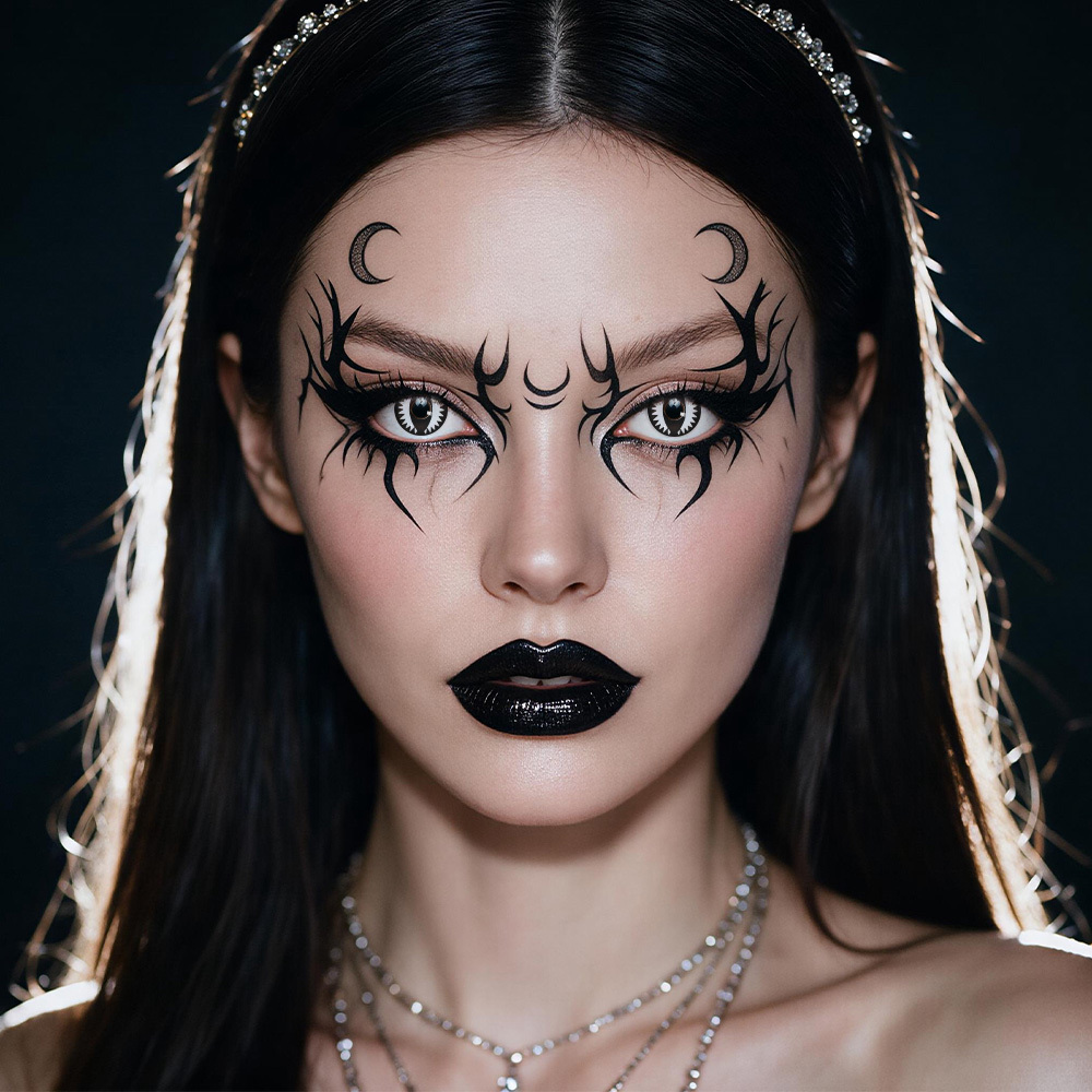 LolaDiva Undead Bone White | 1-Year Halloween Contacts