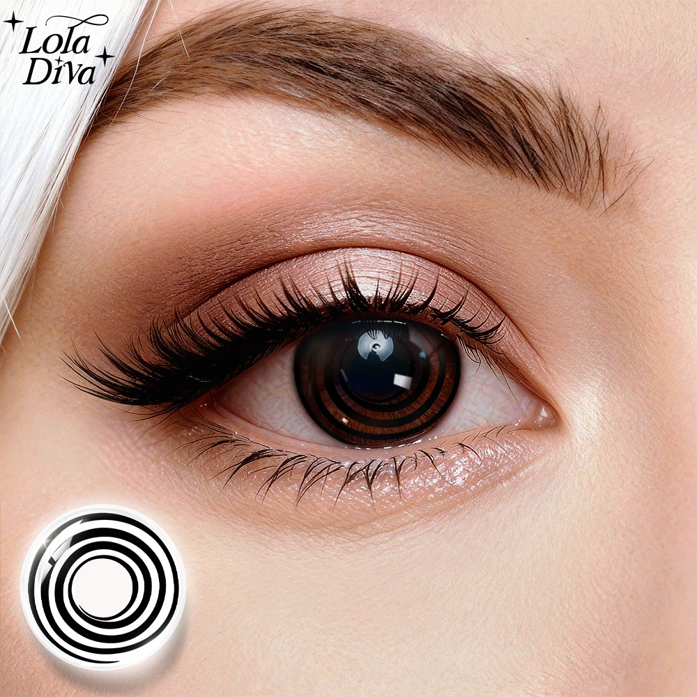 LolaDiva Hypno Spiral SFX | 1-Year Halloween Contacts