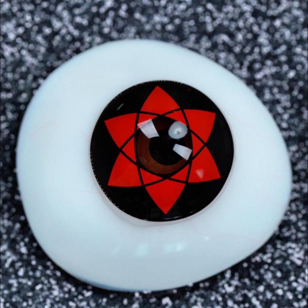 LolaDiva Six-Point Star Red | 1-Year Anime Contacts