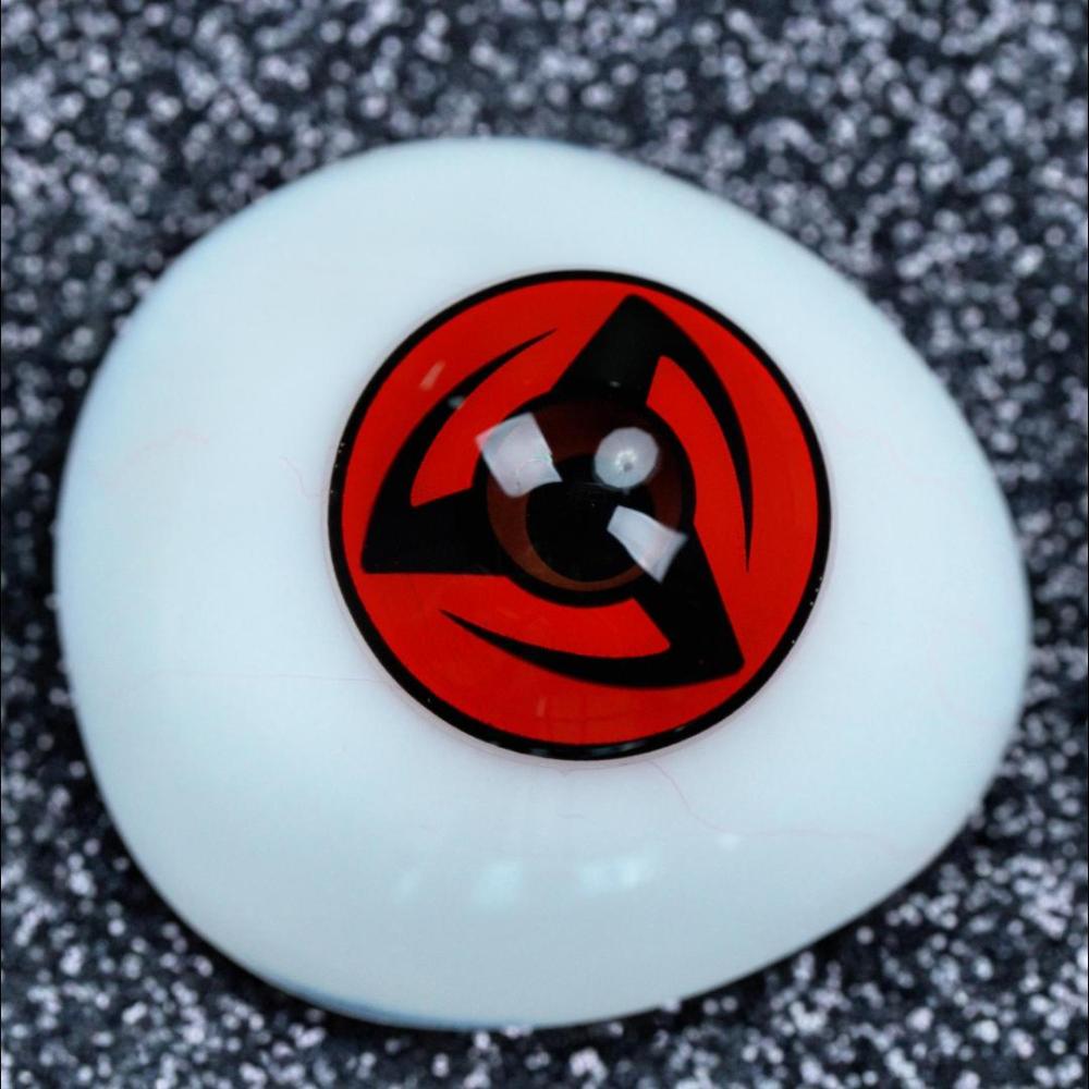 LolaDiva Black Flame Red | 1-Year Cosplay Contacts