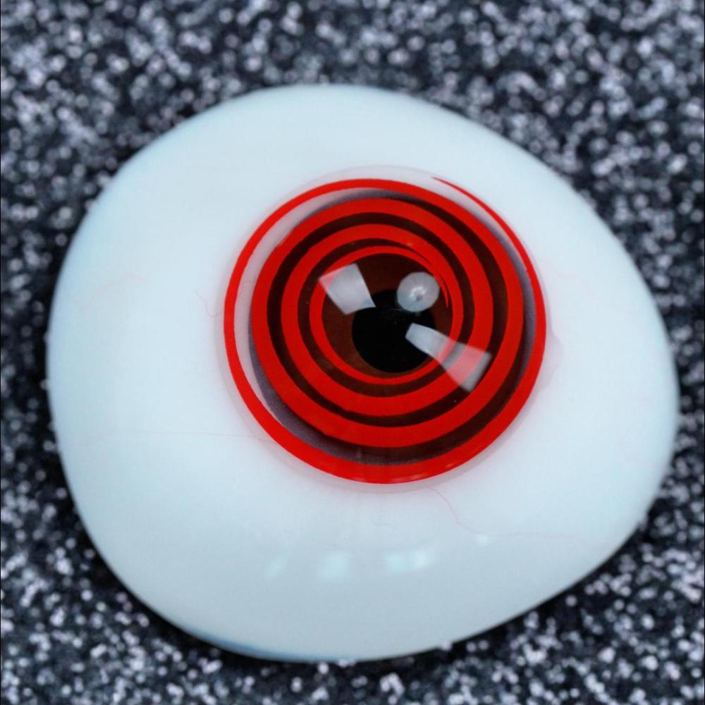 LolaDiva Crimson Whirl Red | 1-Year Halloween Contacts