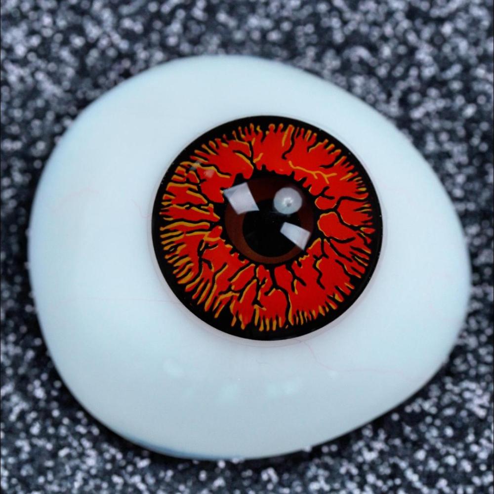 LolaDiva Scorched Seal Red | 1-Year Halloween Contacts