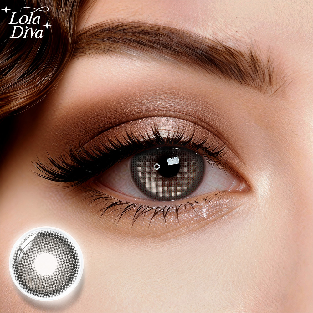 2pcs LolaDiva Cashmere Gray | 1-Year Contact Lenses
