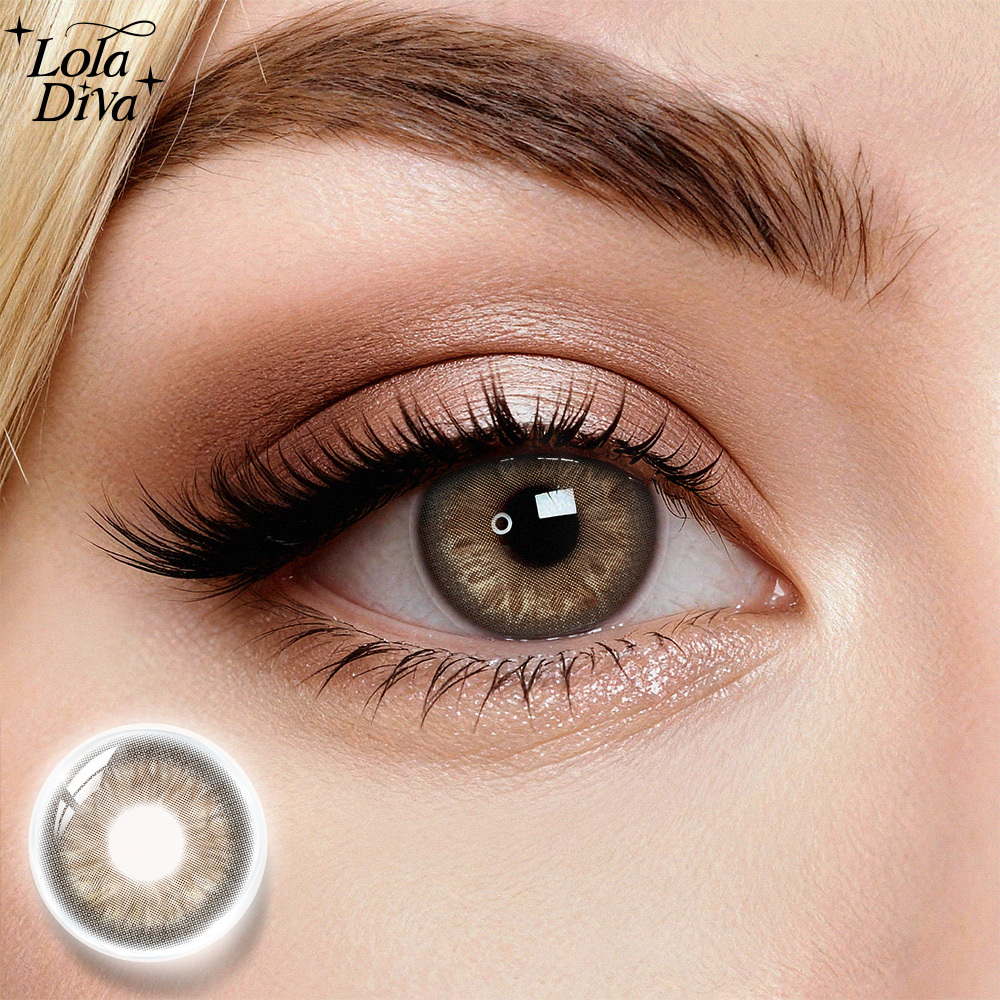 2pcs LolaDiva Earth Glow Brown | 1-Year Contact Lenses