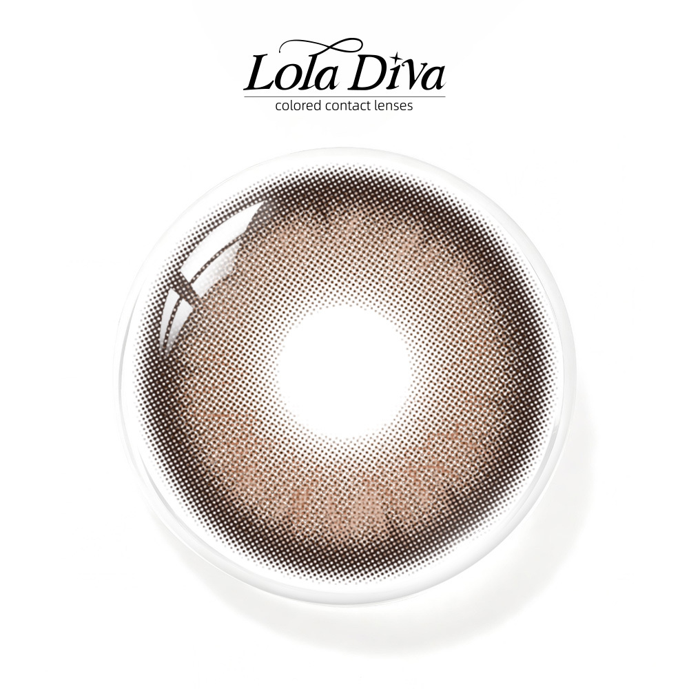 2pcs LolaDiva Mist Petal Choco | 1-Year Contact Lenses