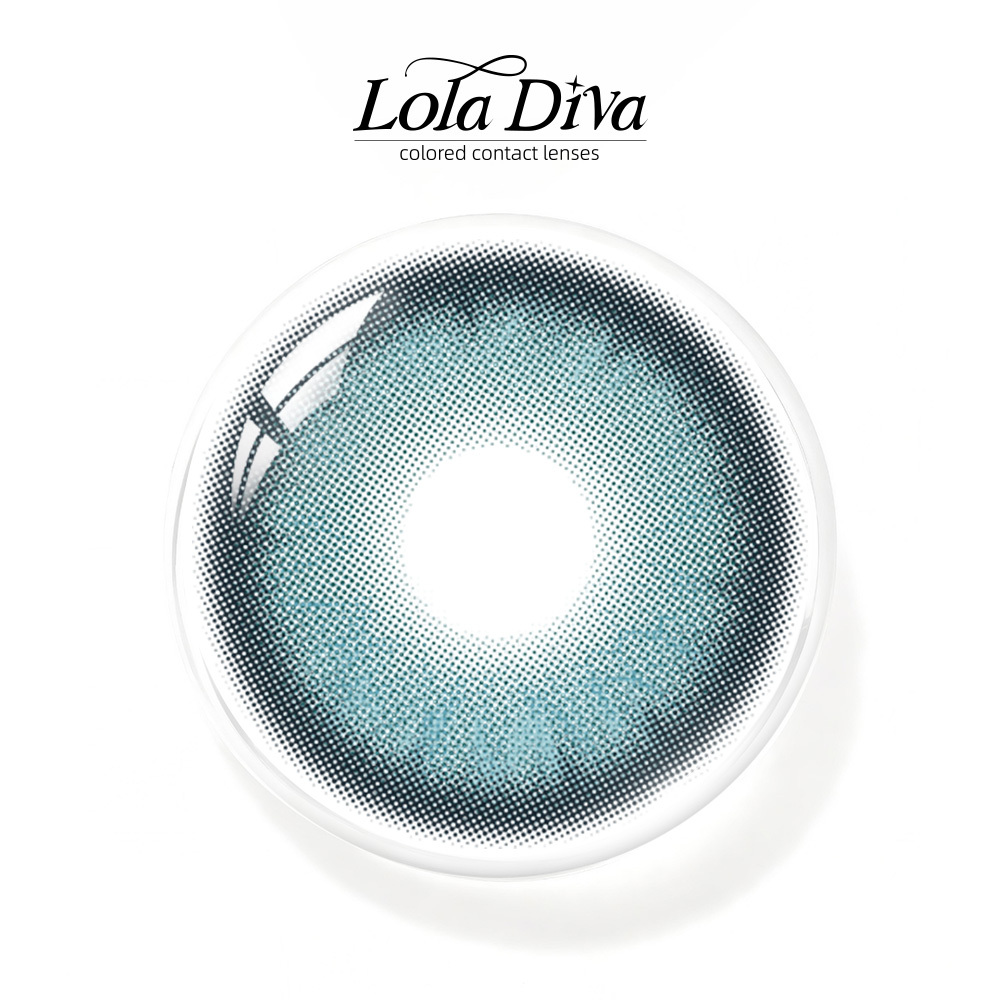 2pcs LolaDiva Frost Spring Blue | 1-Year Contact Lenses