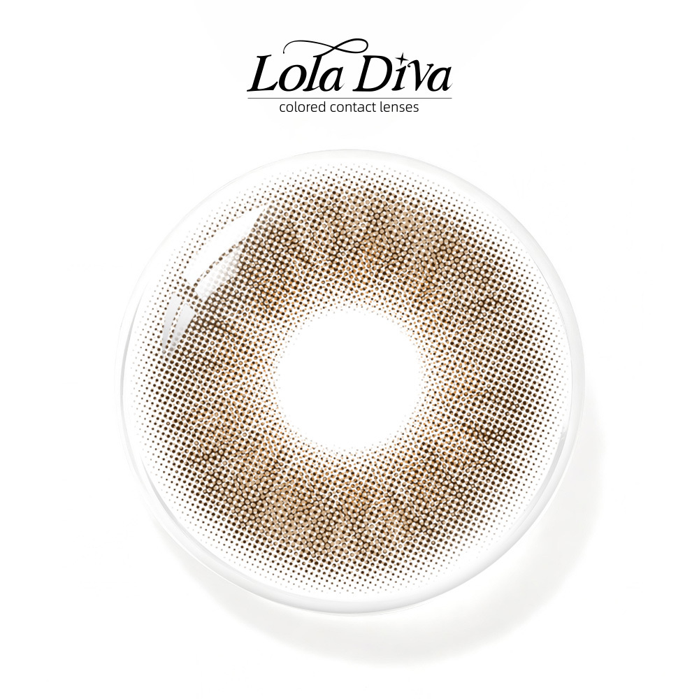 2pcs LolaDiva Breeze & Mist Brown | 1-Year Contact Lenses