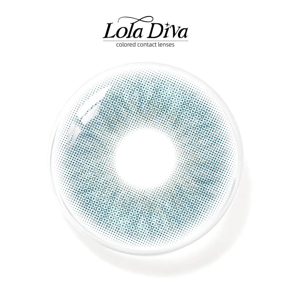 2pcs LolaDiva Breeze & Mist Blue | 1-Year Contact Lenses