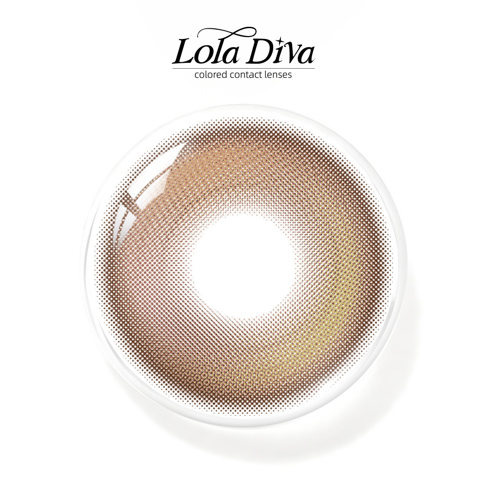 2pcs LolaDiva Epoch Spiral Brown | 1-Year Contact Lenses