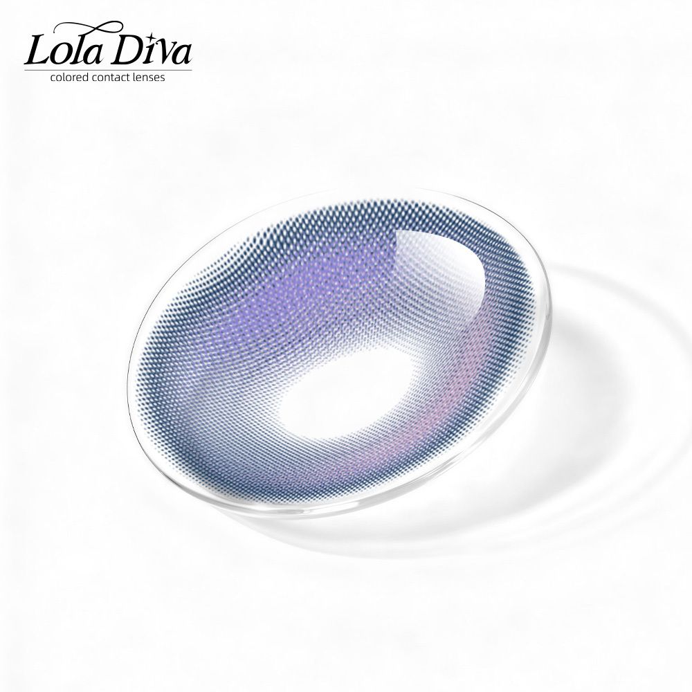 2pcs LolaDiva Nebula Whirl Purple | 1-Year Contact Lenses