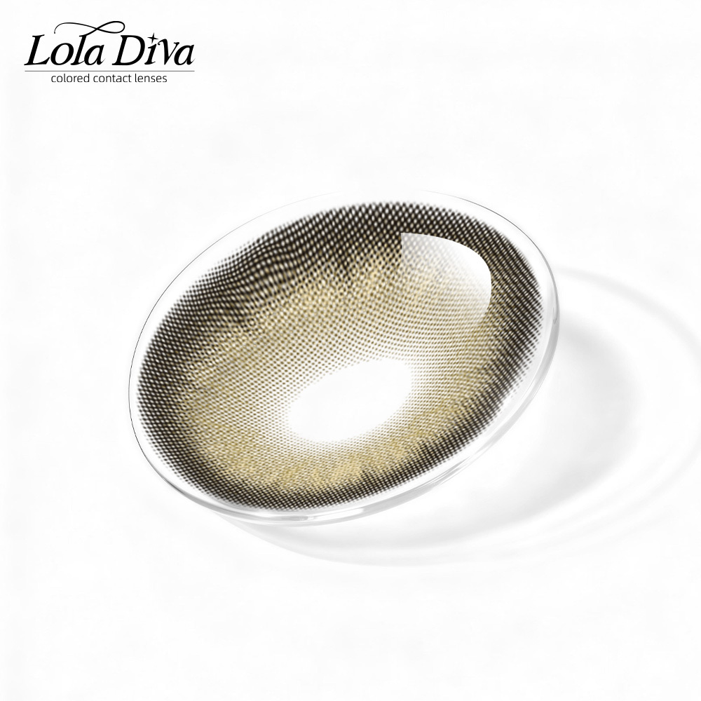 2pcs LolaDiva Haze Olive Hazel | 1-Year Contact Lenses