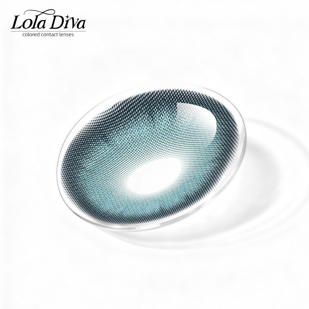 2pcs LolaDiva Frost Spring Blue | 1-Year Contact Lenses