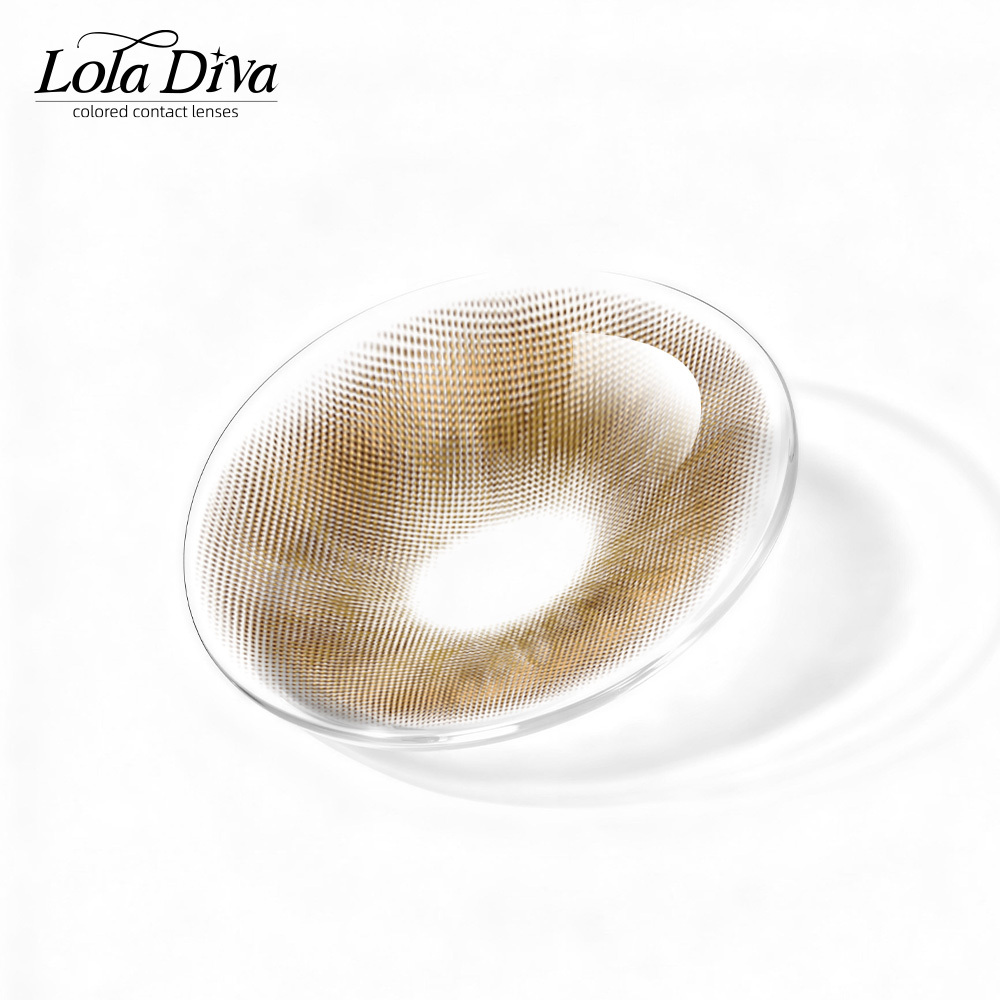 2pcs LolaDiva Diamond Fire Brown | 1-Year Contact Lenses