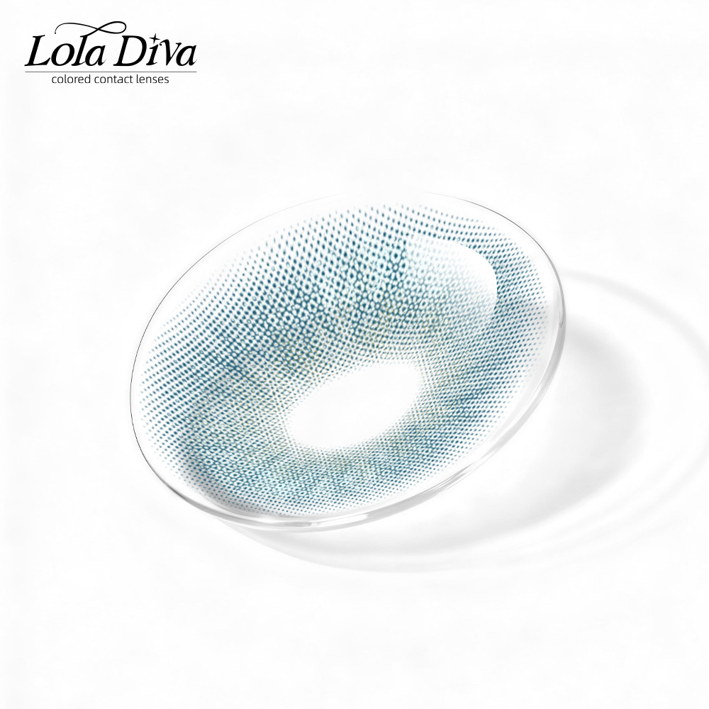 2pcs LolaDiva Breeze & Mist Blue | 1-Year Contact Lenses