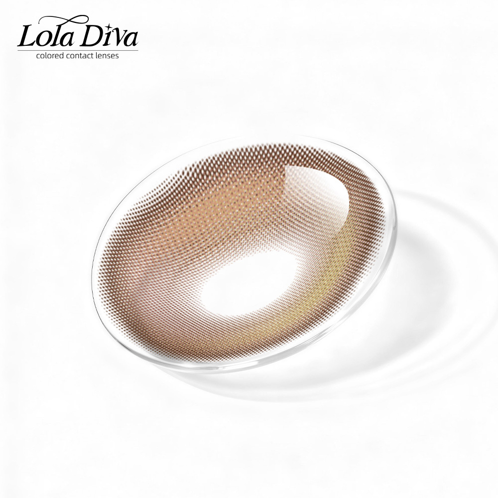 2pcs LolaDiva Epoch Spiral Brown | 1-Year Contact Lenses