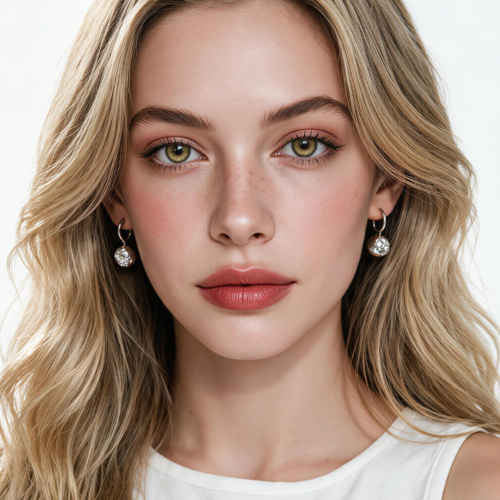 2pcs LolaDiva Haze Olive Hazel | 1-Year Contact Lenses