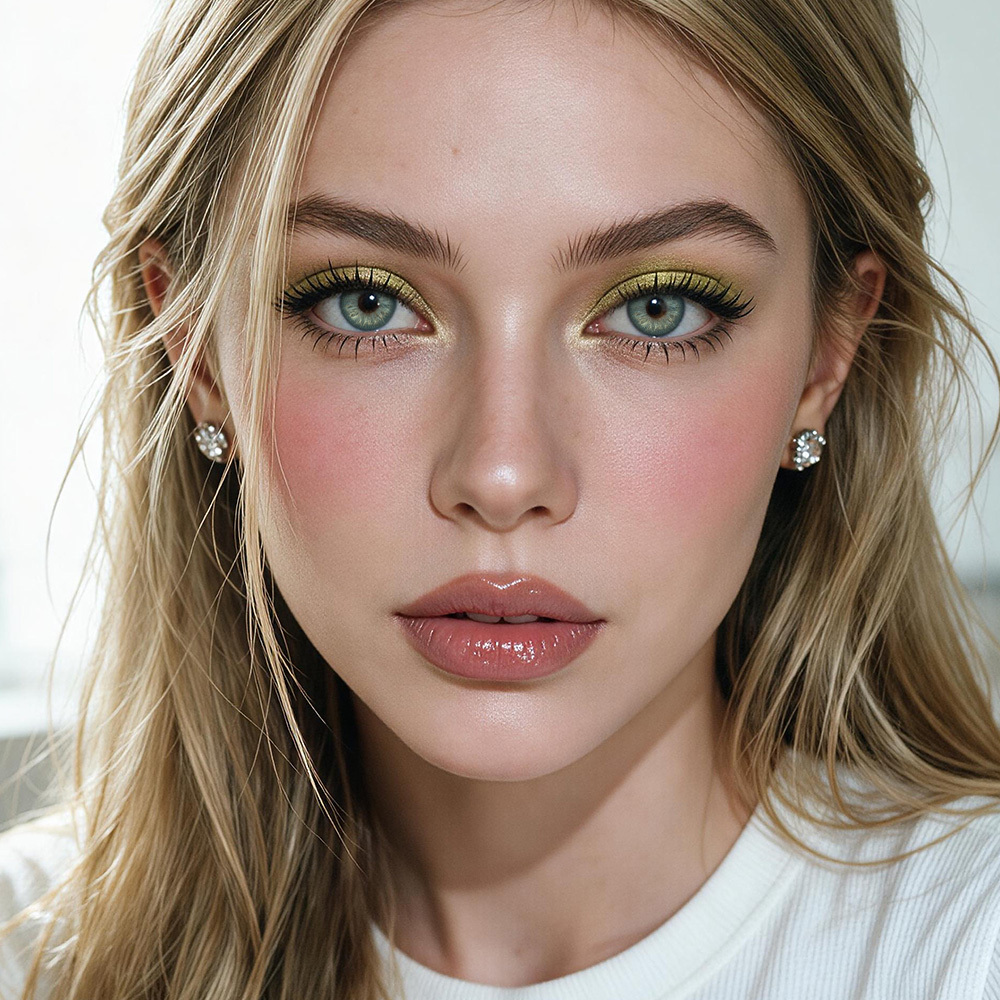 2pcs LolaDiva Brook Glow Green | 1-Year Contact Lenses