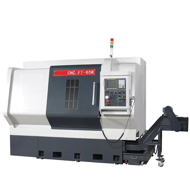 FT-65W Heavy Duty CNC Lathe with FANUC Control & Large Bore